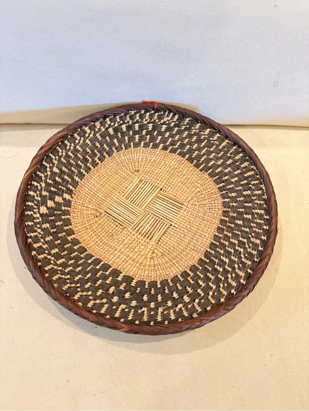 NEW Africa Woven Basket. Made by the Binga people of Zambia/Zimbabwe
